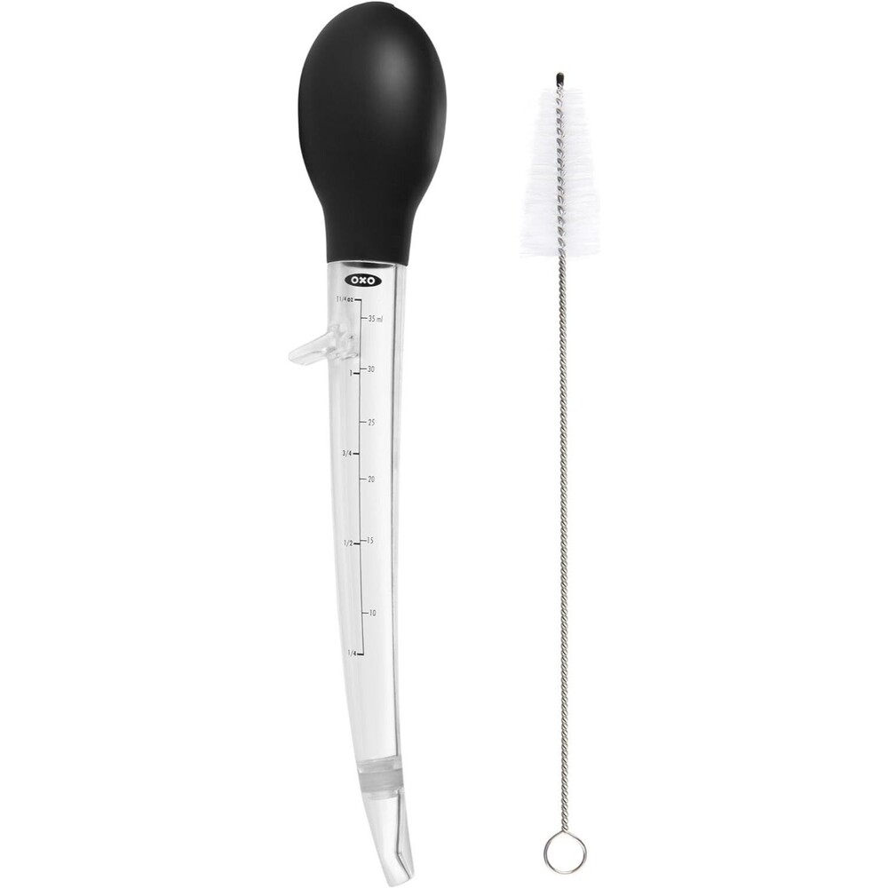 NEW OXO Good Grips Angled Turkey Baster w Cleaning Brush PACKAGED